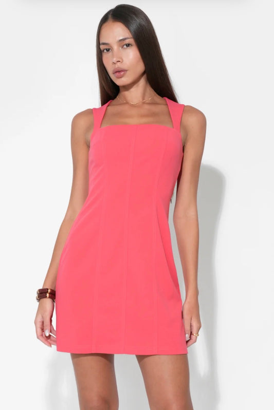 Kiara Cut-Out Back Slim Mini Dress