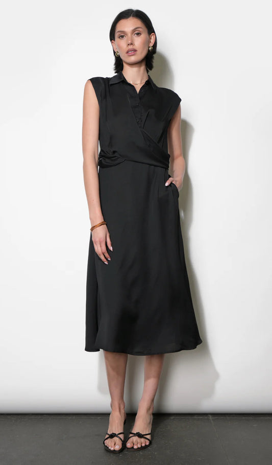 Xena Wrap Midi Dress
