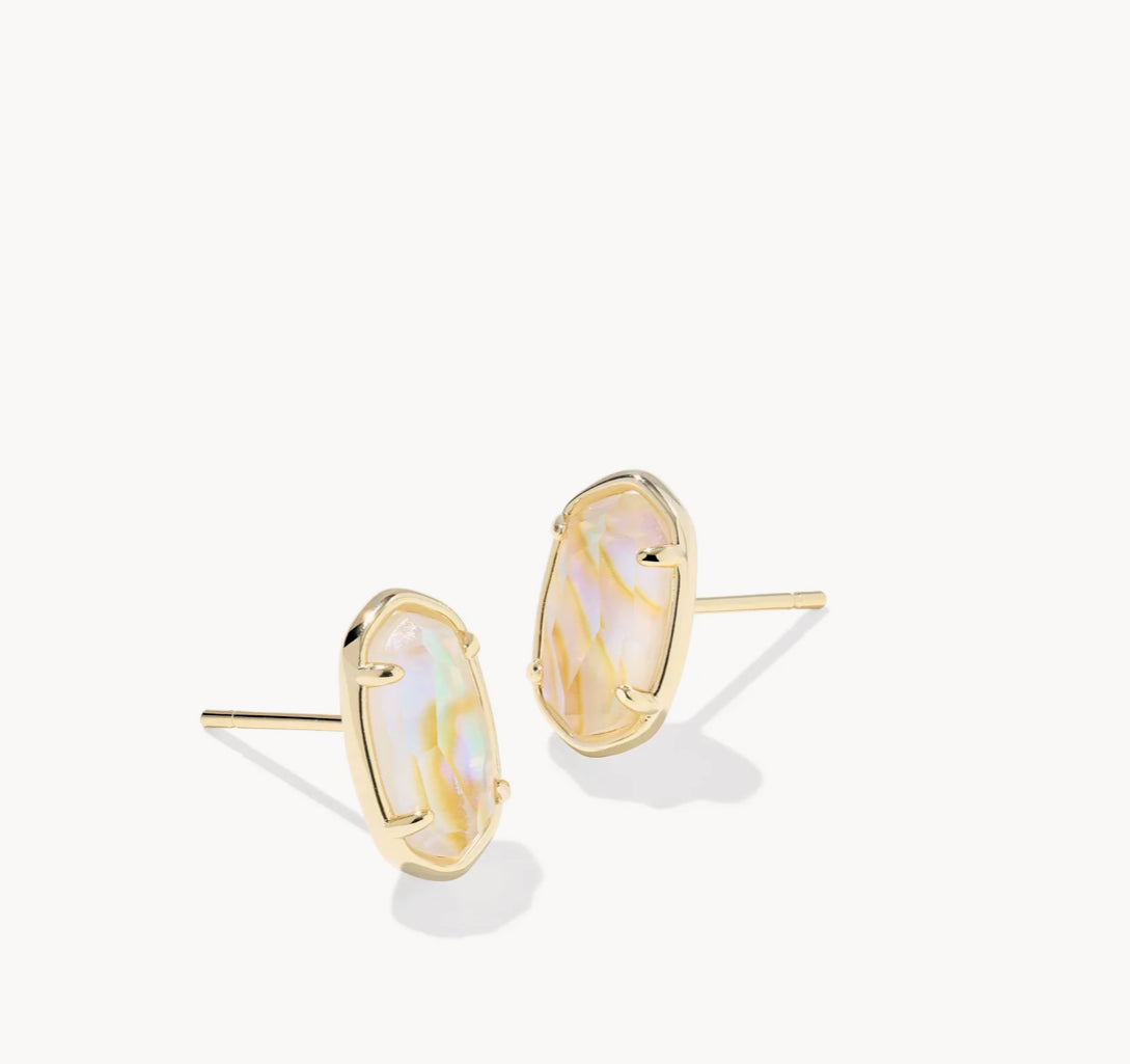 Grayson Stone Stud Earrings