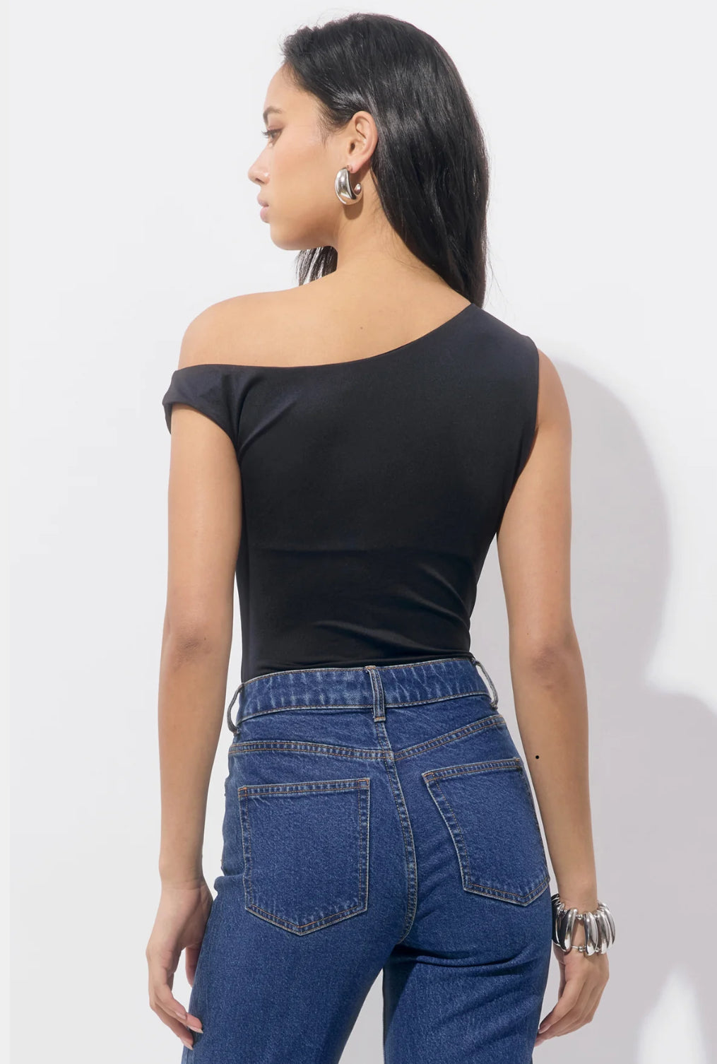 Tommie Asymmetrical Knit Bodysuit