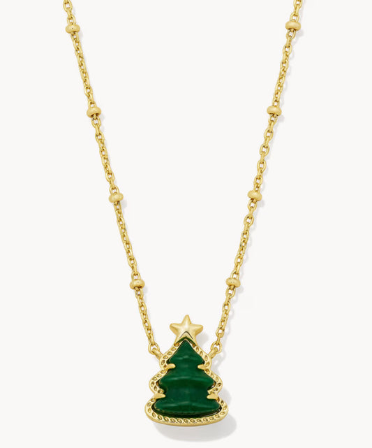 Holiday Tree Pendant Necklace