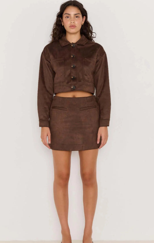 Aston Suede Mini Skirt