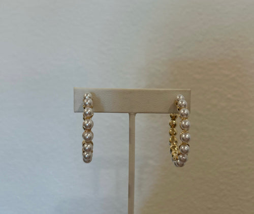 Pearl and Statement Earrings