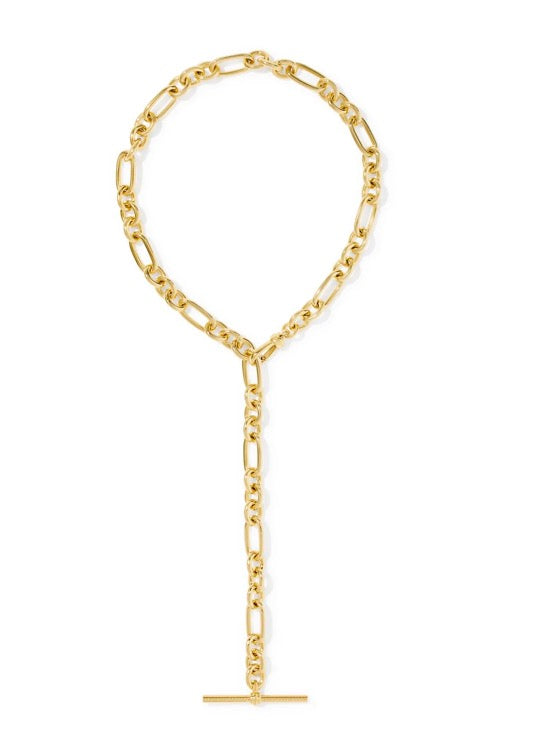 Embry Link Chain Necklace Gold Metal