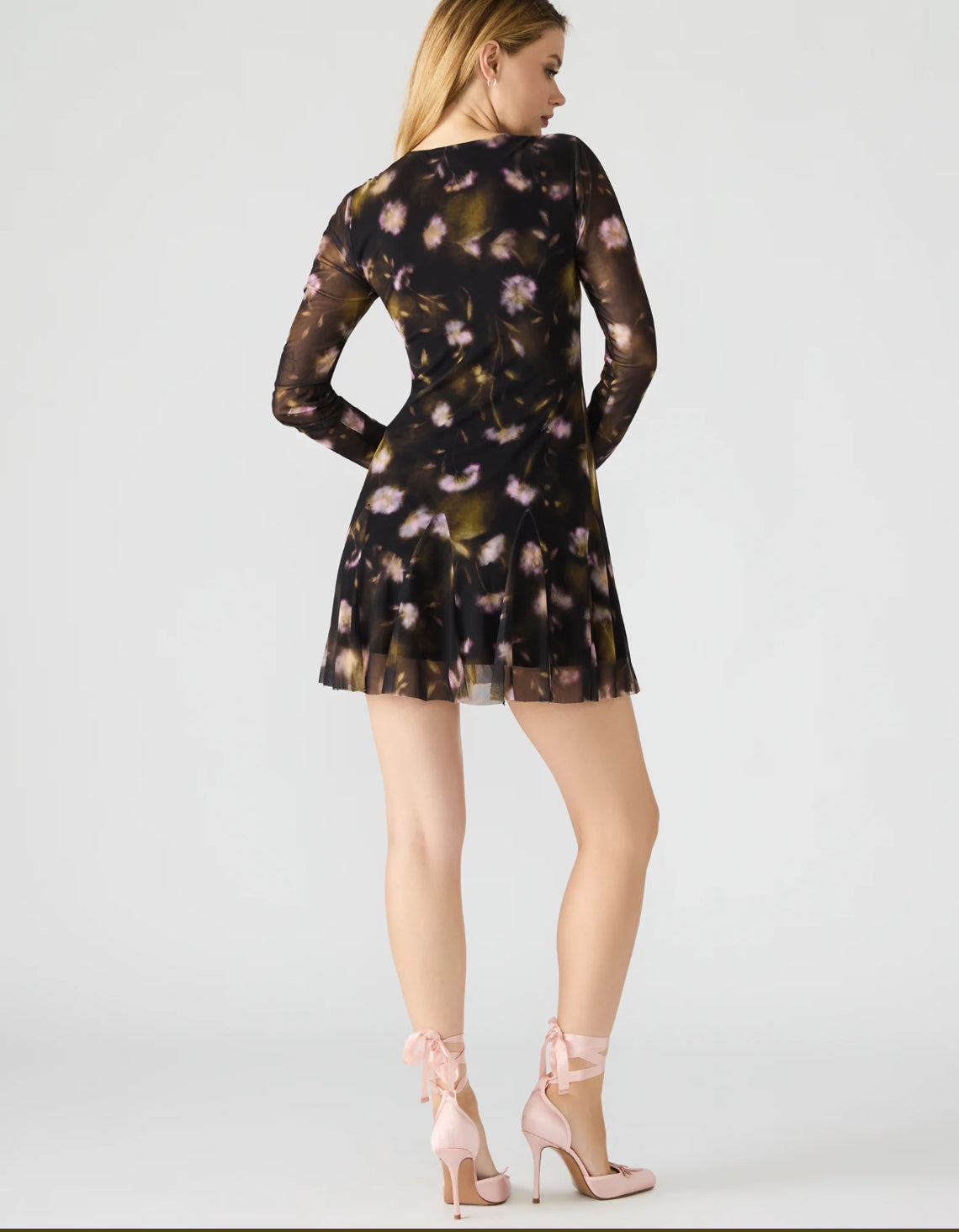 Bliss Dress Black Ditsy Floral