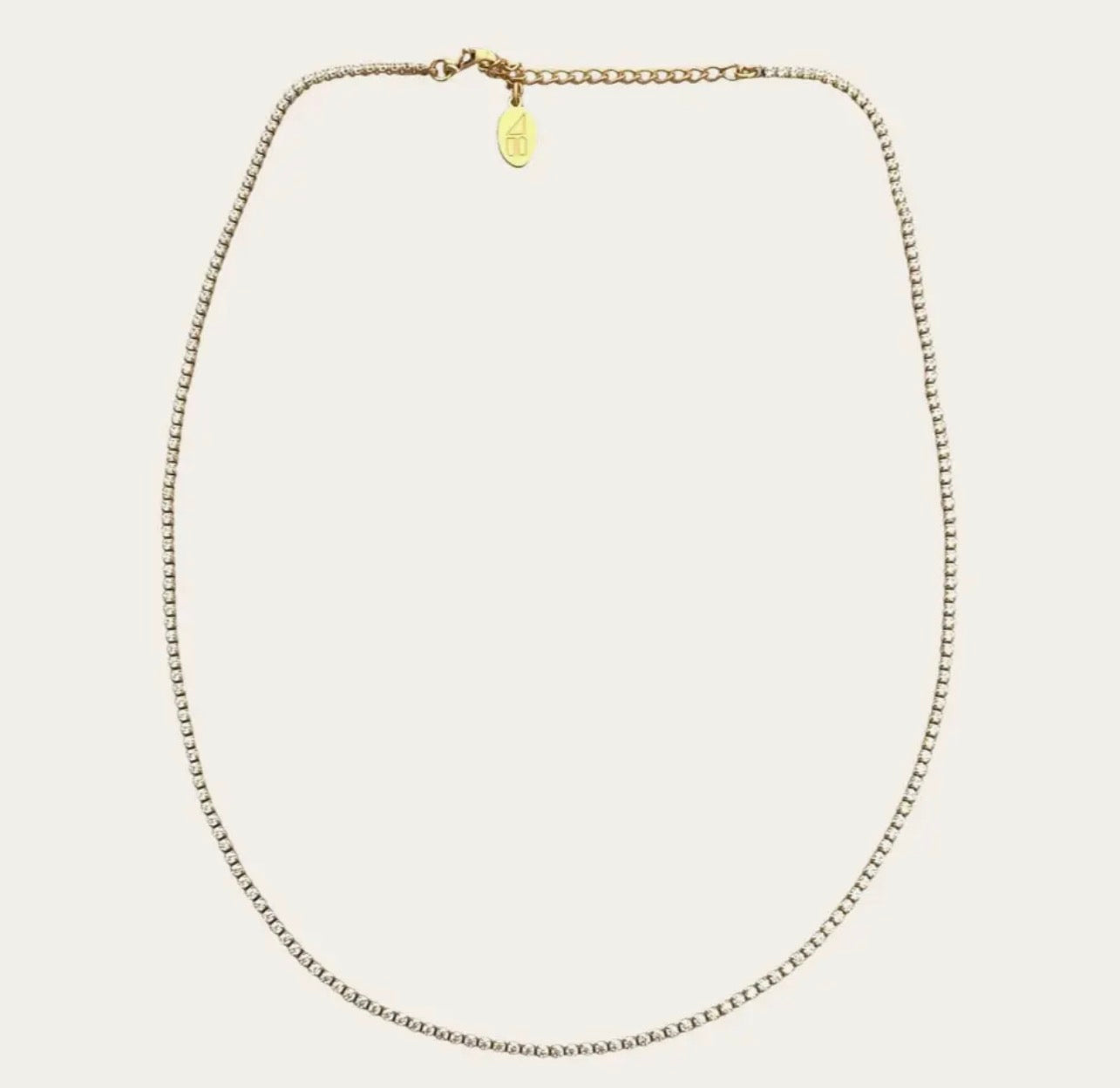Micro Tennis Necklace