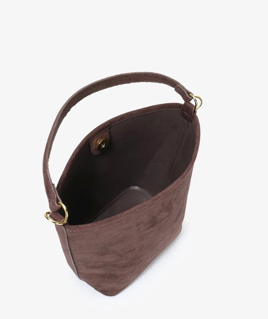 Feigh Mini Faux Suede Handbag