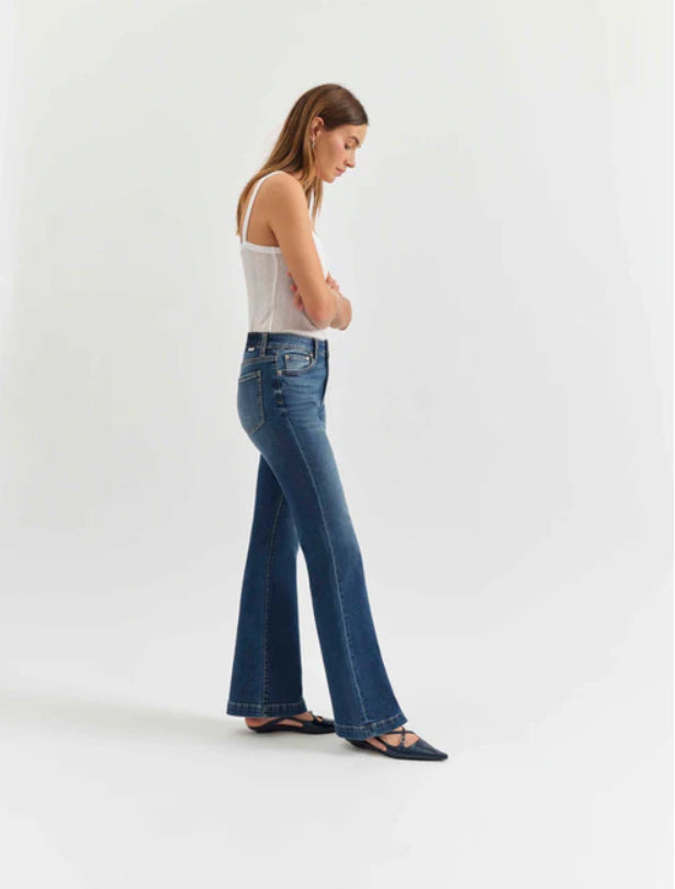 The Heart Breaker Mid Rise Flare In Influencer
