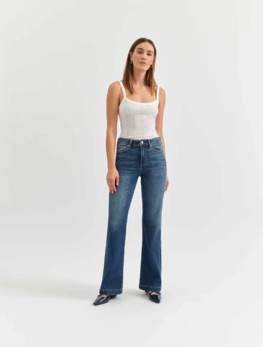 The Heart Breaker Mid Rise Flare In Influencer