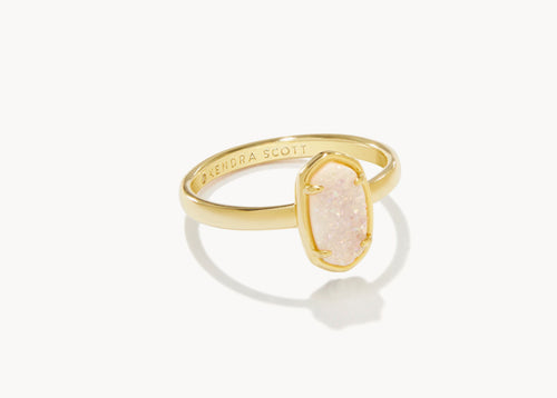 Grayson Band Ring in Iridescent Drusy