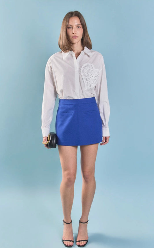 Front Welt Pocket Skort