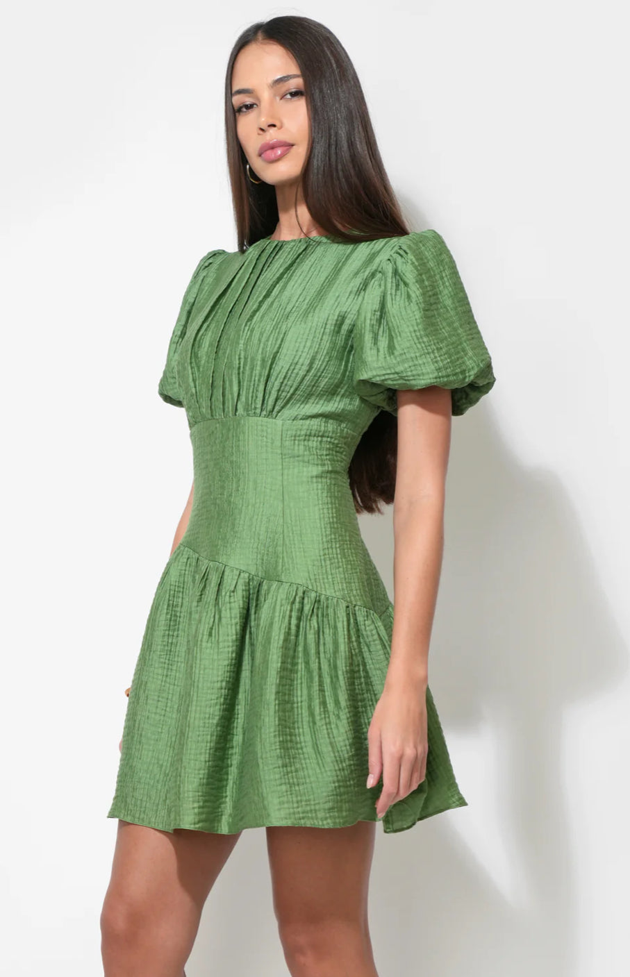 Maren Asymmetric Waistband Mini Dress