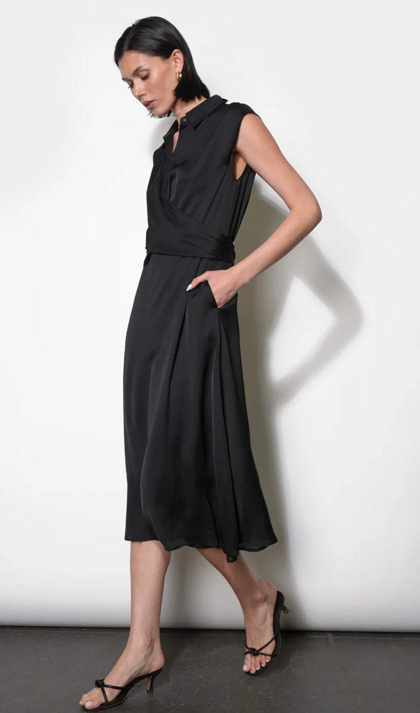 Xena Wrap Midi Dress