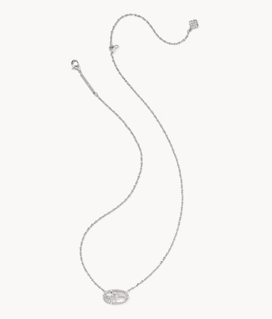 Elisa Bow Short Pendant Necklace