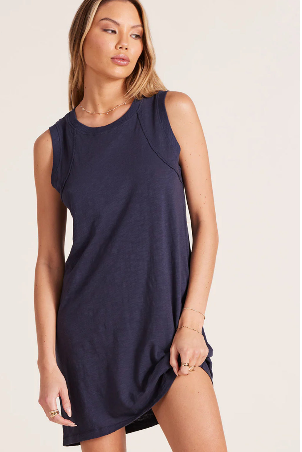 Raglan Seamed Tank Dress