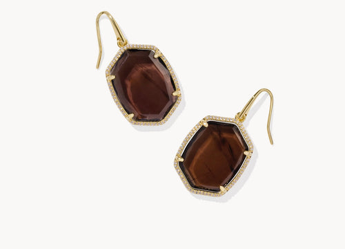 Daphne Pave Frame Earrings