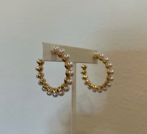 Gold Cascading Tassel Earrings