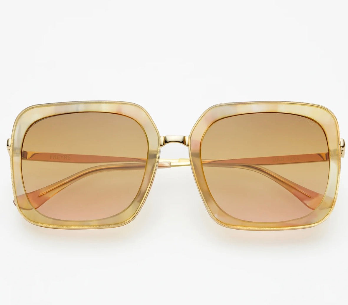 Lulu Sunnies In Yellow Pearl