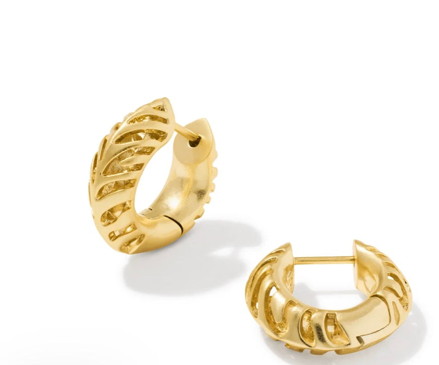 Tiger Stripe Mikki Huggie Earring
