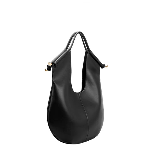 Tracy Black Recycled Vegan Shoulder Bag