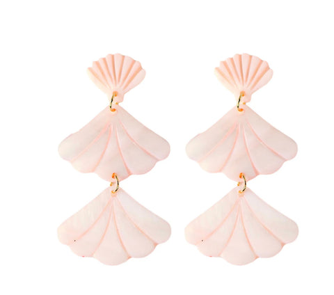 Pearl Statement Bow Earrings