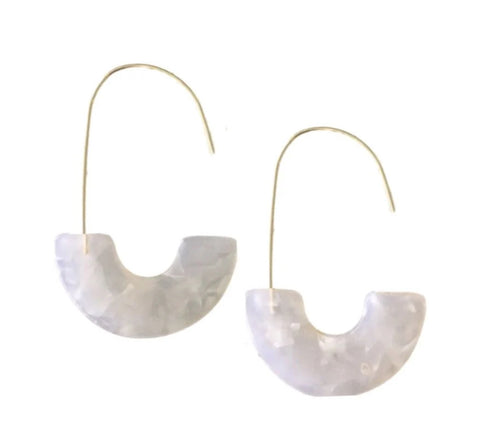 Pearl and Statement Earrings