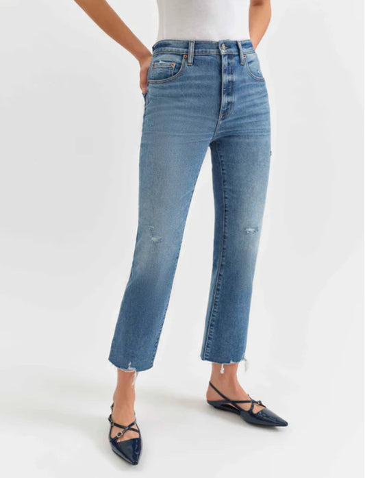 Shy Girl Crop Flare In Wide Awake Vintage