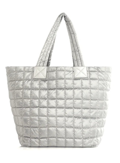 Logan Tote in Silver