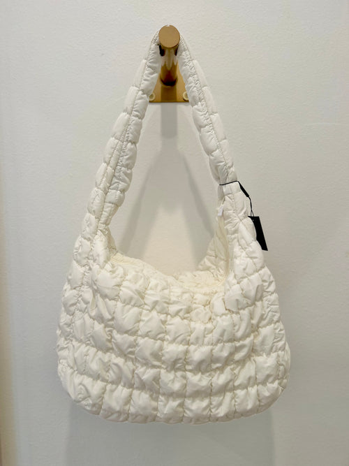 Quilted Puffer Crossbody Cloud Bag