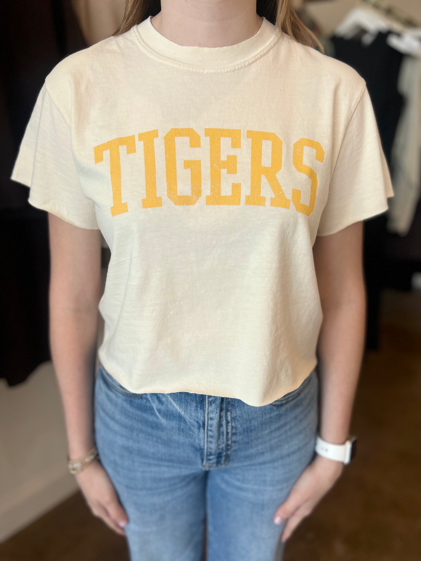 Tiger Ivory Boxy Tee