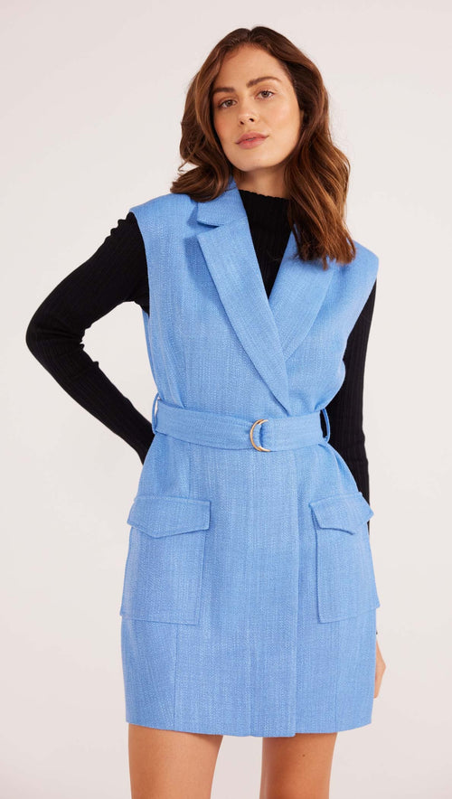 Lucy Belted Blazer Dress