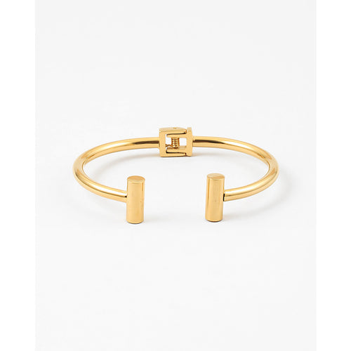 Gold Bar Cuff Bracelet