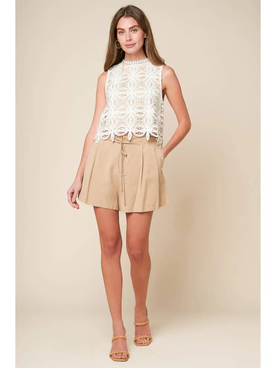 Ivory Lace Top