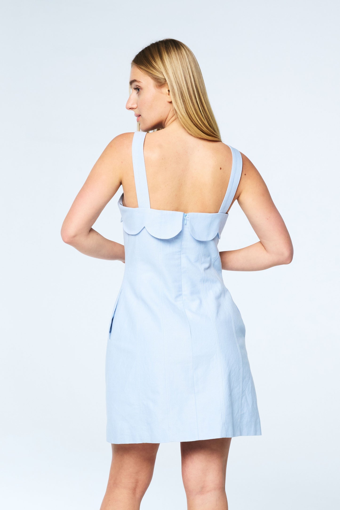 Wiregrass Belted Strap Dress