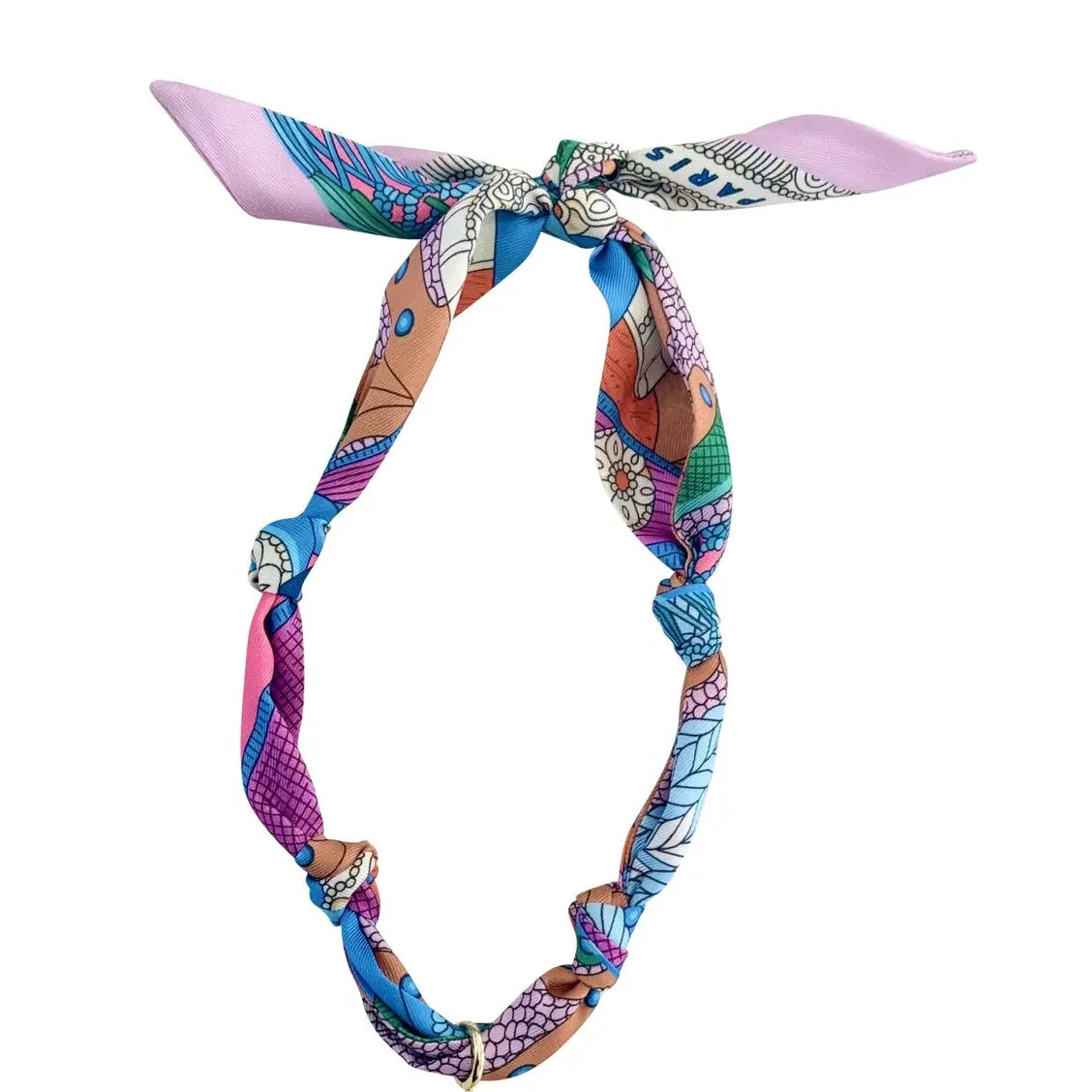 Scarf Necklace - Brett with Block Cross