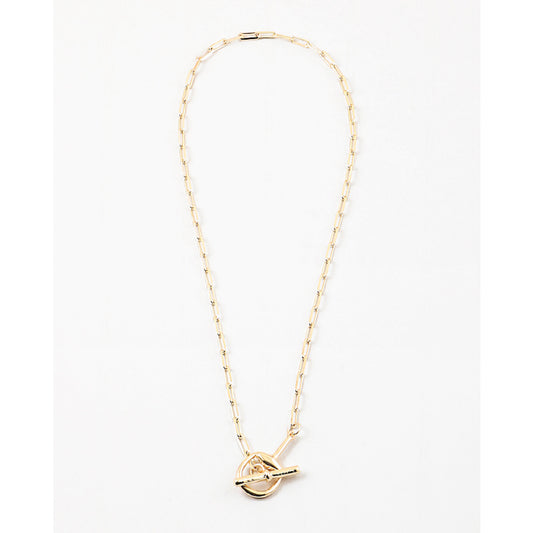 Gold Horse Bit Necklace