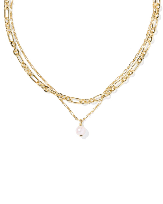 Ashton Multi Strand Gold Necklace