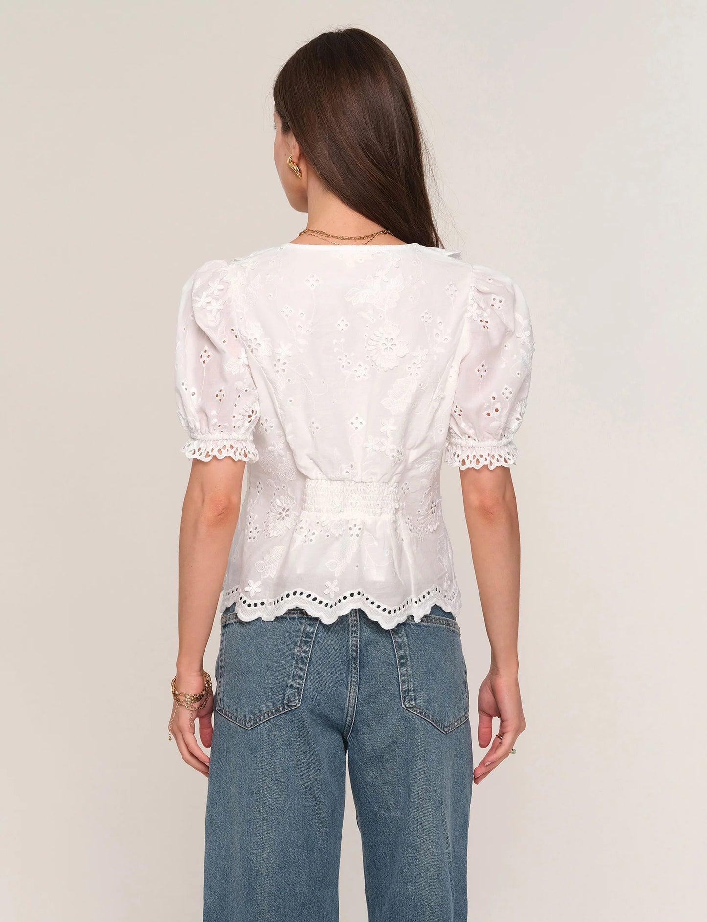 Zelda Top in Eggshell
