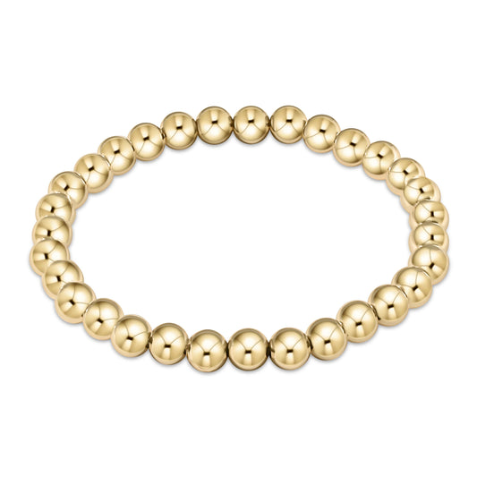 classic gold 6mm bracelet - e.newton
