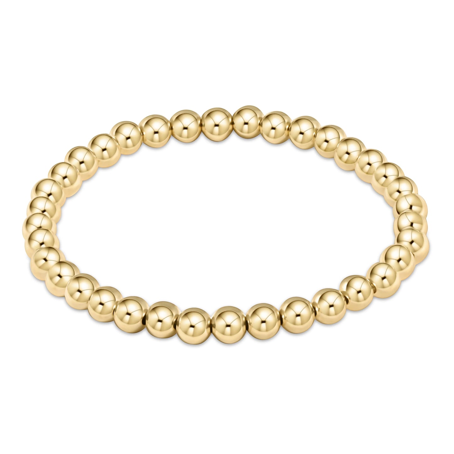 classic gold 5mm bracelet - e.newton