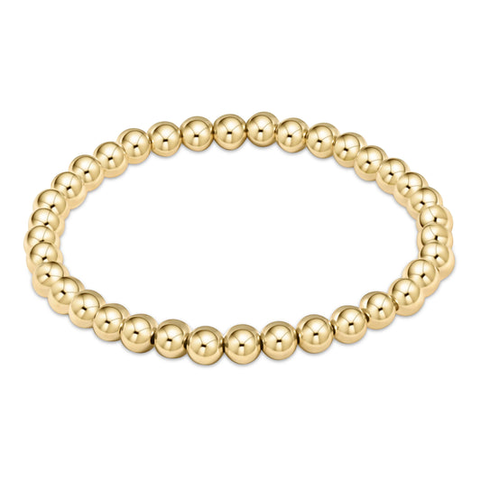 classic gold 5mm bracelet - e.newton