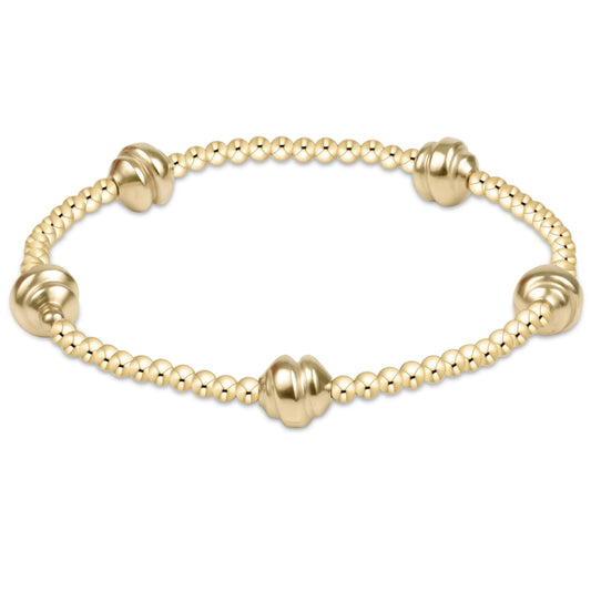 admire small gold 2.5mm gold bracelet - e.newton