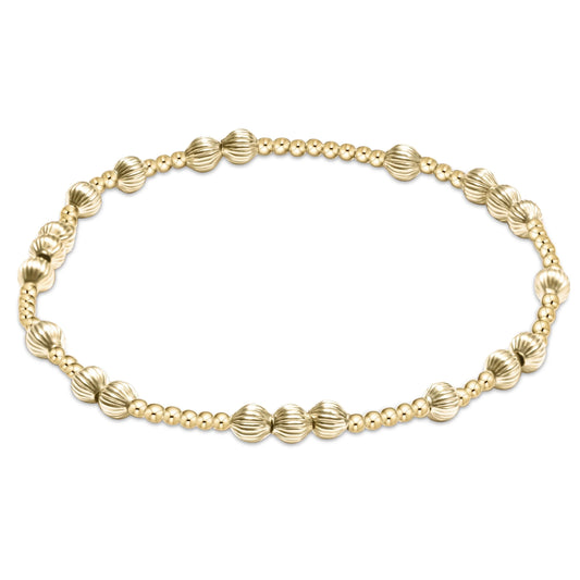 hope unwritten dignity gold 4mm bracelet - e.newton