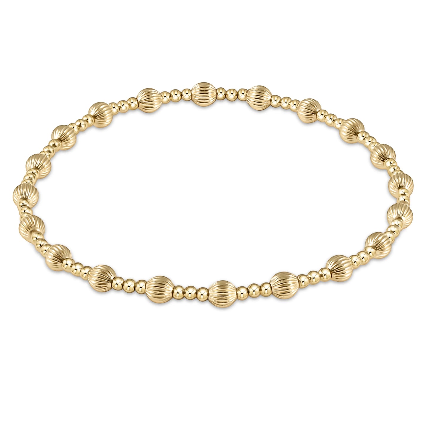 dignity sincerity gold 4mm bracelet - e.newton