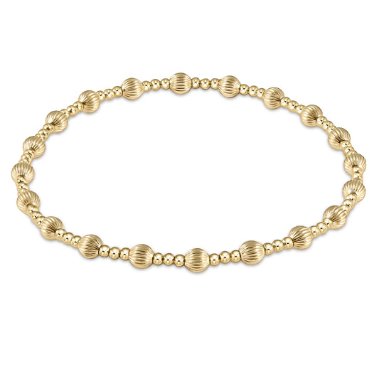 dignity sincerity gold 4mm bracelet - e.newton