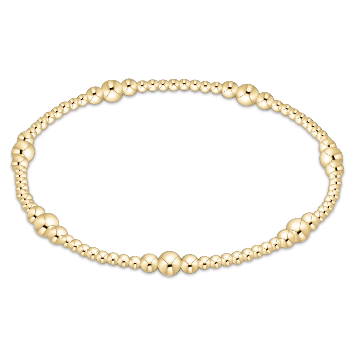 purpose gold 4mm bracelet - e.newton