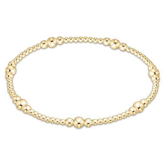 purpose gold 4mm bracelet - e.newton