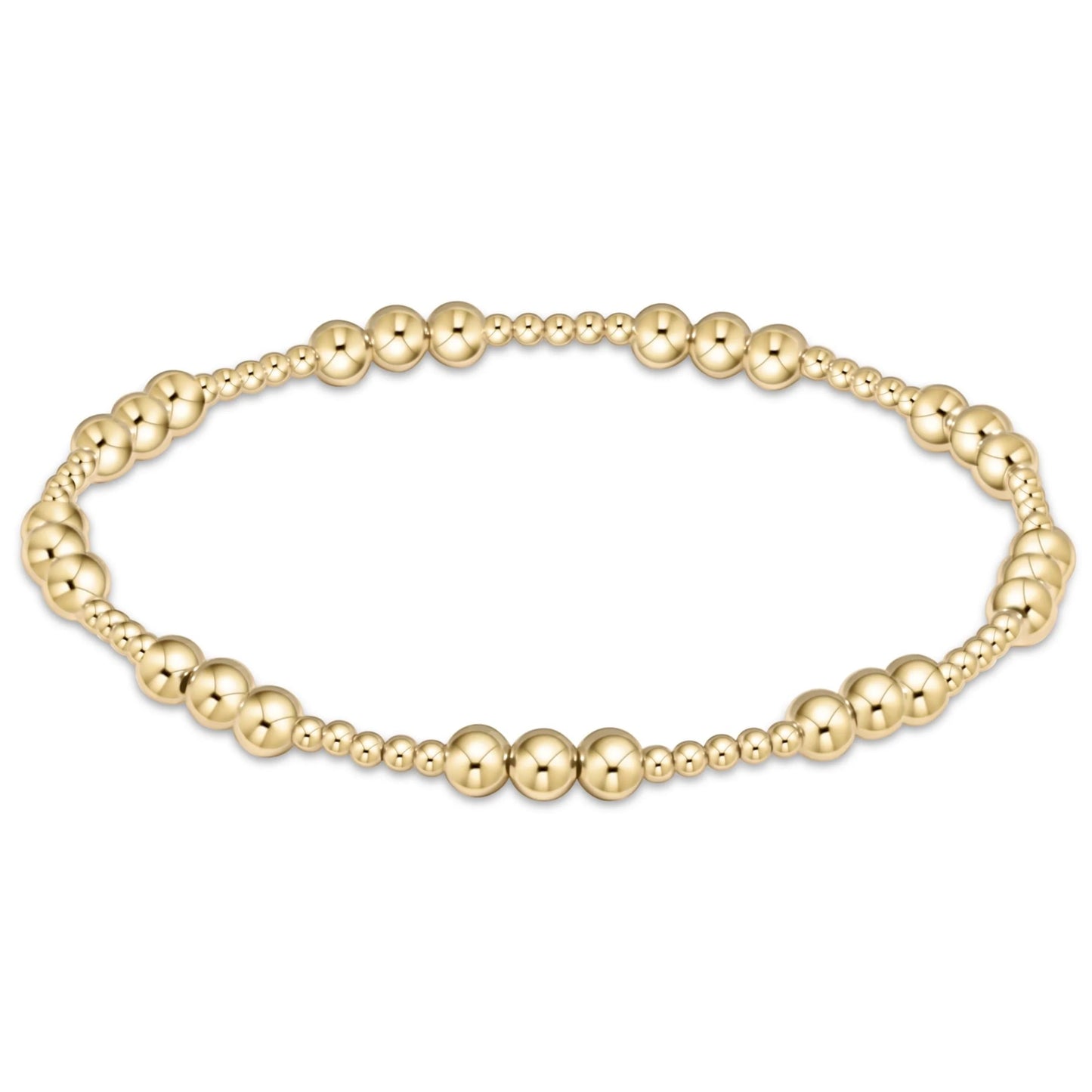 joy gold 4mm bracelet - e.newton