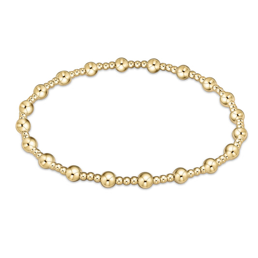 sincerity gold 4mm bracelet - e.newton