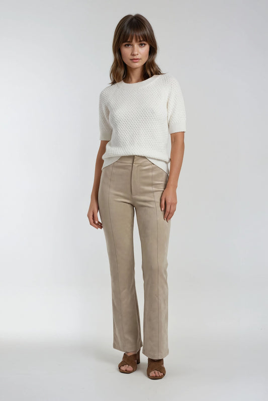 Rio Pant in Taupe Greige
